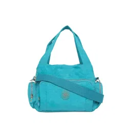 Baomi Blue Solid Medium Handbag-picture-21