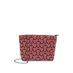 Baomi Peach Textured Medium Sling Handbag-picture-25