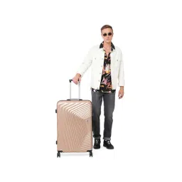 Baomi Retro Roam Light Brown Hard 31" Large Luggage image 2