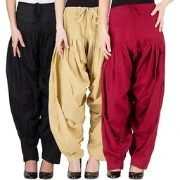 bapigarments Cotton Solid Patiala-picture-17