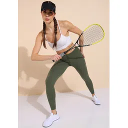 barbora Solid Women Green Tights-picture-14