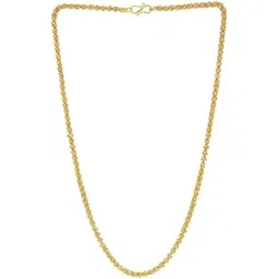 BARBUDDY 1 Gram Gold Plated Chandramukhi Chain Long Mala: A Stylish and Trendy Necklace for Men, Women, and Girls (30 Inch)-picture-49