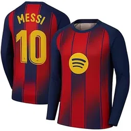 Barcelona Messi 10 Jersey Full Sleeve (Kids,Men,Boys)-picture-15