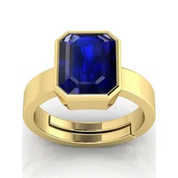 Barmunda gems Blue Brass Finger Ring-picture-42