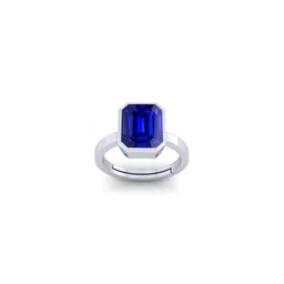Barmunda gems Blue Silver Finger Ring-picture-11