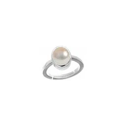 Barmunda gems White Silver Finger Ring-picture-35