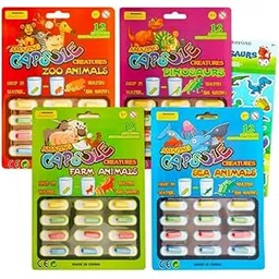 Barodian's Dinosaur, Wild & Sea Animal Capsule Grow Set (4 Pack) - Multicolor|-picture-14