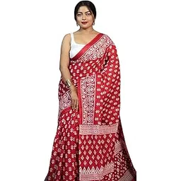 Basak Creation SLN005 100% Pure Cotton Molmol Saree-picture-42
