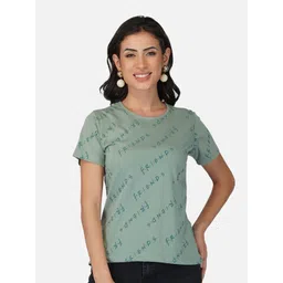 BASE 41 Friends Printed Slim Fit Pure Cotton T-shirt-picture-37