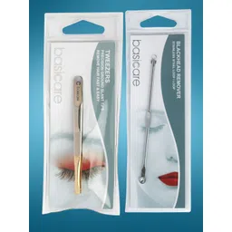 basicare Set Of 2 Blackhead Remover With Loop & Slant Tweezer-picture-18