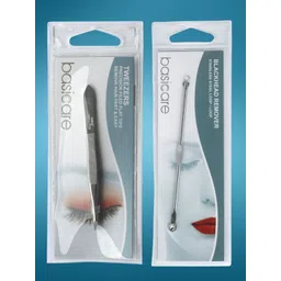 basicare Set Of 2 Blackhead Remover With Loop & Slant Tweezers-picture-17