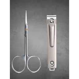 basicare Set Of 2 High Quality Nail Clipper & Euro Cuticle Scissor-picture-13