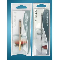 basicare Set Of 2 Pimple & Blackhead Remover Tool & Slant Tweezers-picture-19