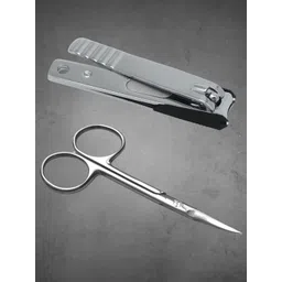 basicare Set Of 2 Toe Nail Clipper - Curve & Euro Cuticle Scissor-picture-25
