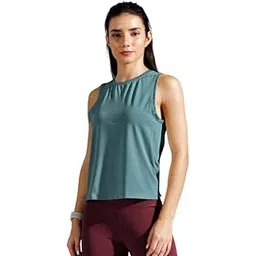 BASICPLZ Women’s Tank Top | Sleeveless| Gym, Yoga, Running, Pilates | Dri-Fit, Breathable, Compression Poly Lycra Activewear-picture-34
