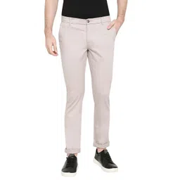 Basics Men Cotton Tapered Fit Trousers-picture-19