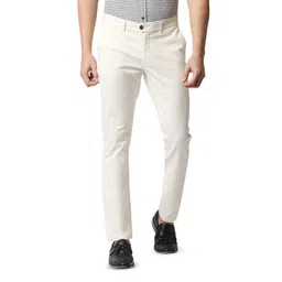 Basics Men Mid Rise Cotton Tapered Fit Chinos Trouser-picture-22