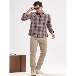 Basics Men Relaxed Mid Rise Tapered Fit Chinos-picture-39