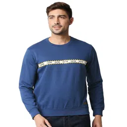 Basics Men Round Neck Cotton Pullover Sweater-picture-24