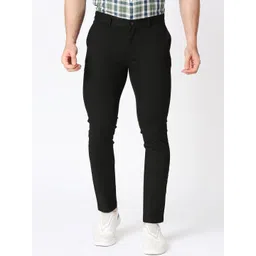 Basics Men Skinny Fit Low-Rise Trousers-picture-33