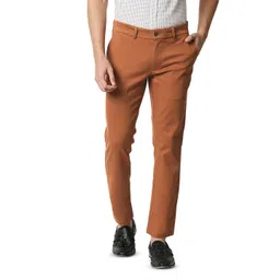 Basics Men Tapered Fit Chinos Cotton Trousers-picture-39