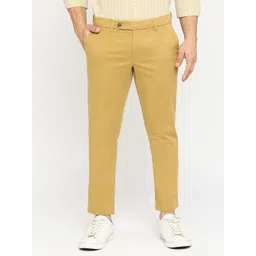 Basics Men Tapered Fit Chinos Trousers-picture-33