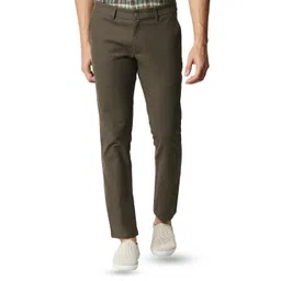 Basics Men Tapered Fit Cotton Trousers-picture-23