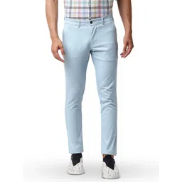 Basics Men Tapered Fit Mid Rise Cotton Chinos Trouser-picture-19