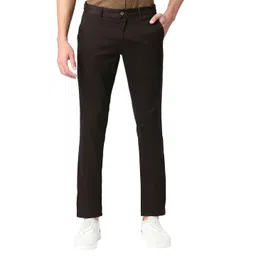 Basics Men Tapered Fit Mid-Rise Cotton Chinos Trousers-picture-17