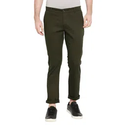 Basics Tapered Fit Mid-Rise Cotton Casual Denim Chinos Trouser-picture-41