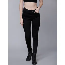 basics by tokyo talkies Tokyo Talkies Women Black Super Skinny Fit Mid-Rise Clean Look Stretchable Jeans-picture-26