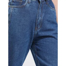 Basics By Tokyo Talkies Women Cotton Straight Fit High-Rise Jeans image 4