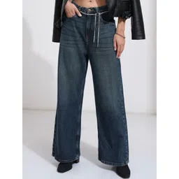 Basics By Tokyo Talkies Women Flared Stretchable Jeans-picture-39