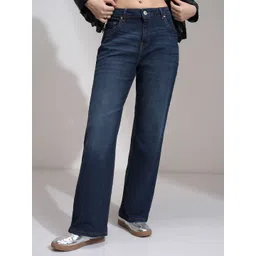 Basics By Tokyo Talkies Women Straight Fit Light Fade Stretchable Jeans-picture-37