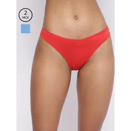Basiics By La Intimo Blue & Red Comfort Fit Panties - Pack Of 2-picture-31