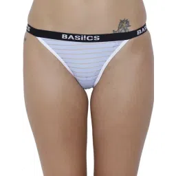 BASIICS by La Intimo Blue Serenity Striped Thong Panty-picture-20