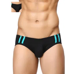 BASIICS by La Intimo Men Black Pack of 2 Briefs BCSBR060B022-picture-23