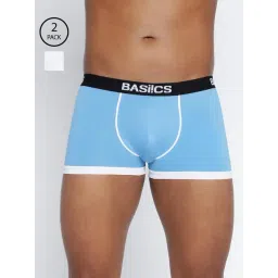 BASIICS by La Intimo Multi-Color Blended Relaxed Fit Solid Trunks (Pack Of 2)-picture-47