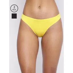 BASIICS by La Intimo Multi-Color Relaxed Fit Solid Panties (Pack Of 2)-picture-11