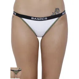 BASIICS by La Intimo Multicolor Cotton Bikini Panty( Pack Of 2 )-picture-15