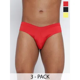 BASIICS by La Intimo Pack Of 3 Mid-Rise Basic Briefs BCSSS030C236-picture-20