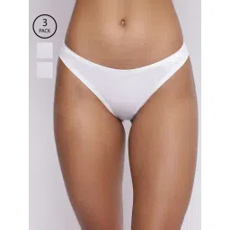 Basiics By La Intimo White Comfort Fit Panties - Pack Of 3-picture-20