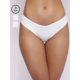 Basiics By La Intimo White Comfort Fit Panties - Pack Of 3-picture-21