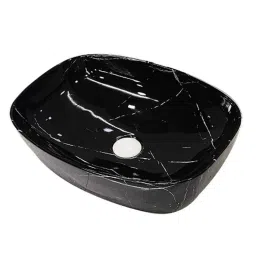 Bassino Art 50x38.5x14cm Ceramic Black Wash Basin, GR-032-S-picture-29