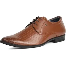 bata Alex Derby, Men's Tan Formal Derby Shoes-picture-11