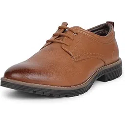 bata Knox Derby, Men's Tan Formal Derby Shoes-picture-28
