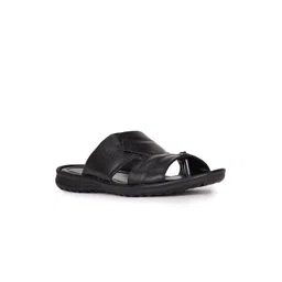 Bata Men Black Comfort Sandals-picture-25