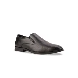 Bata Men Black Solid Formal Slip-Ons-picture-39