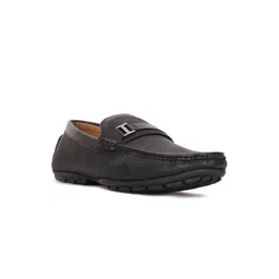 Bata Men Black Solid Loafers-picture-41