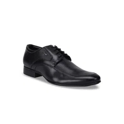 Bata Men Black Textured Formal Derbys-picture-16